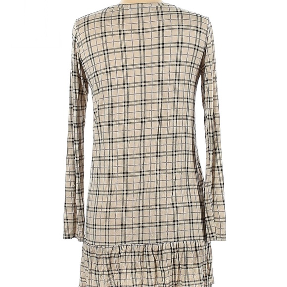 NWOT Daisy street plaid mini dress long sleeve size 4 - Picture 2 of 8